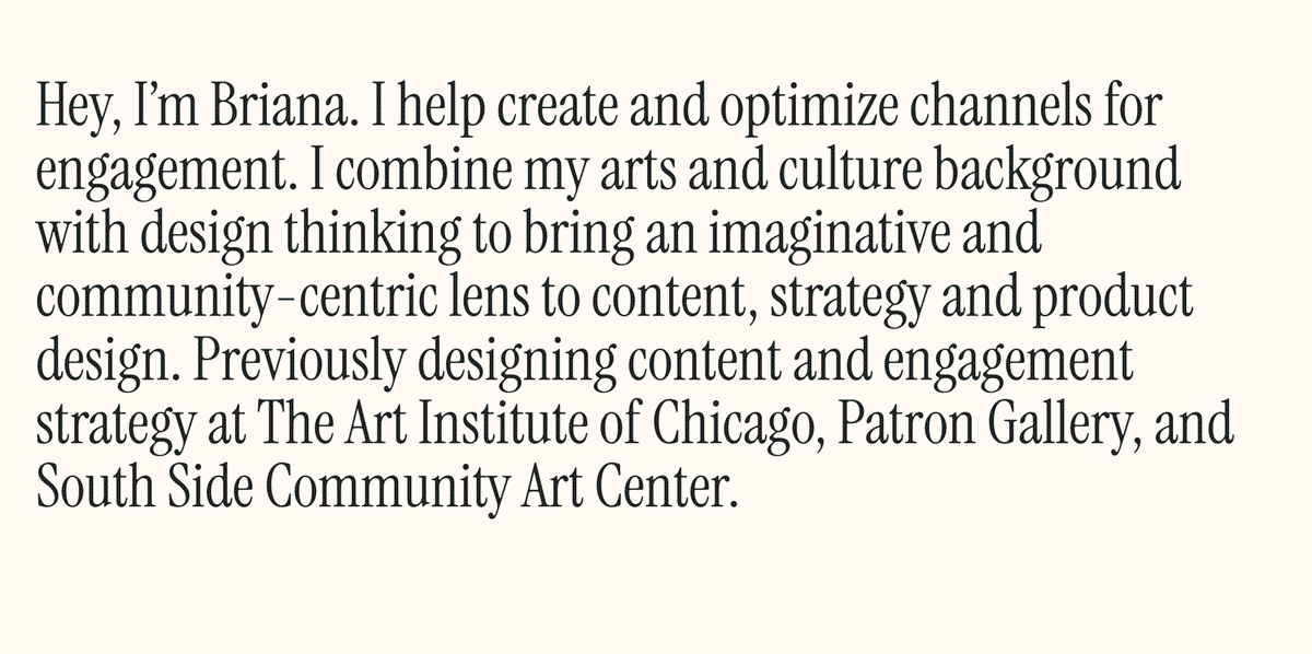 GIF of a UX design portfolio. 