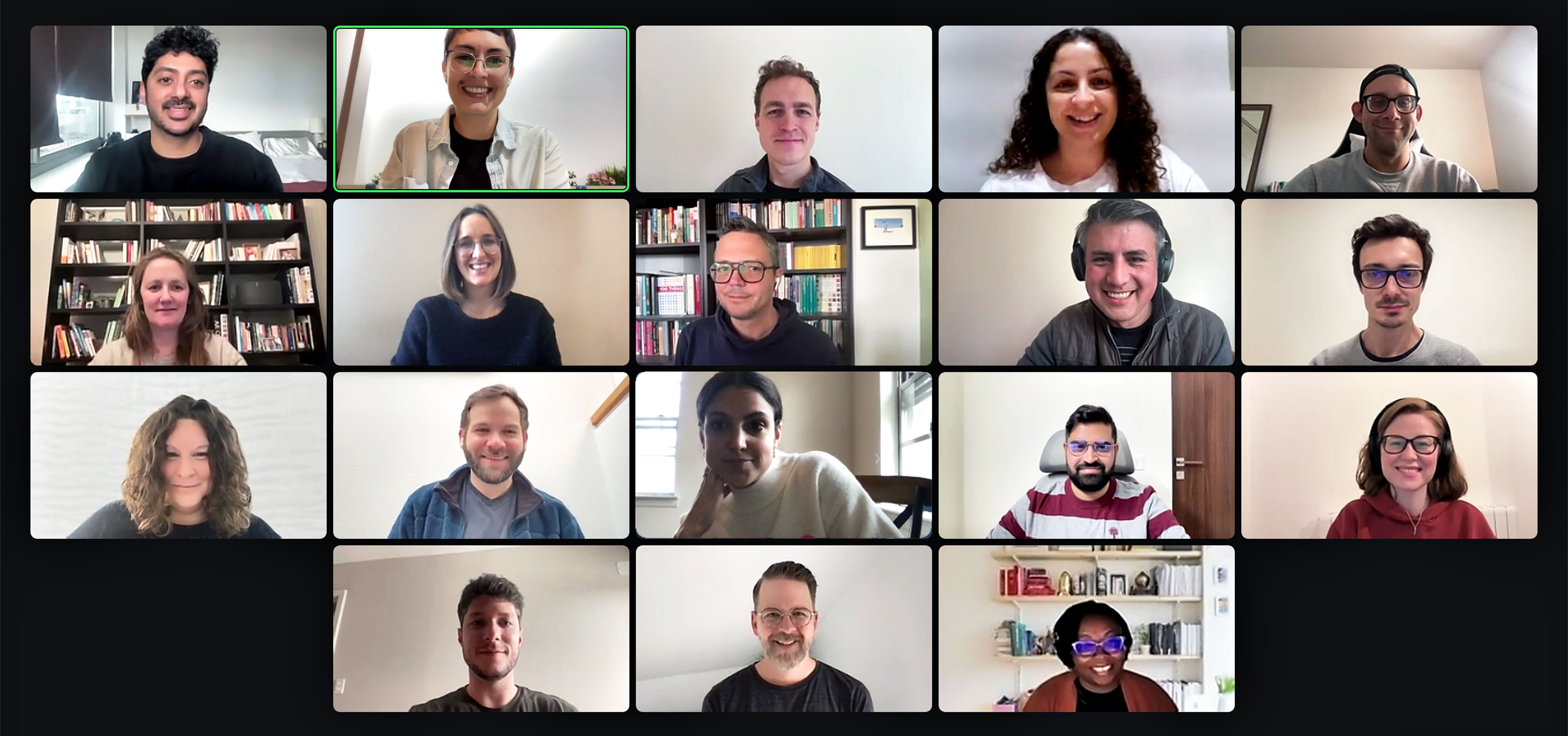 Screenshot of Designlab team Zoom call