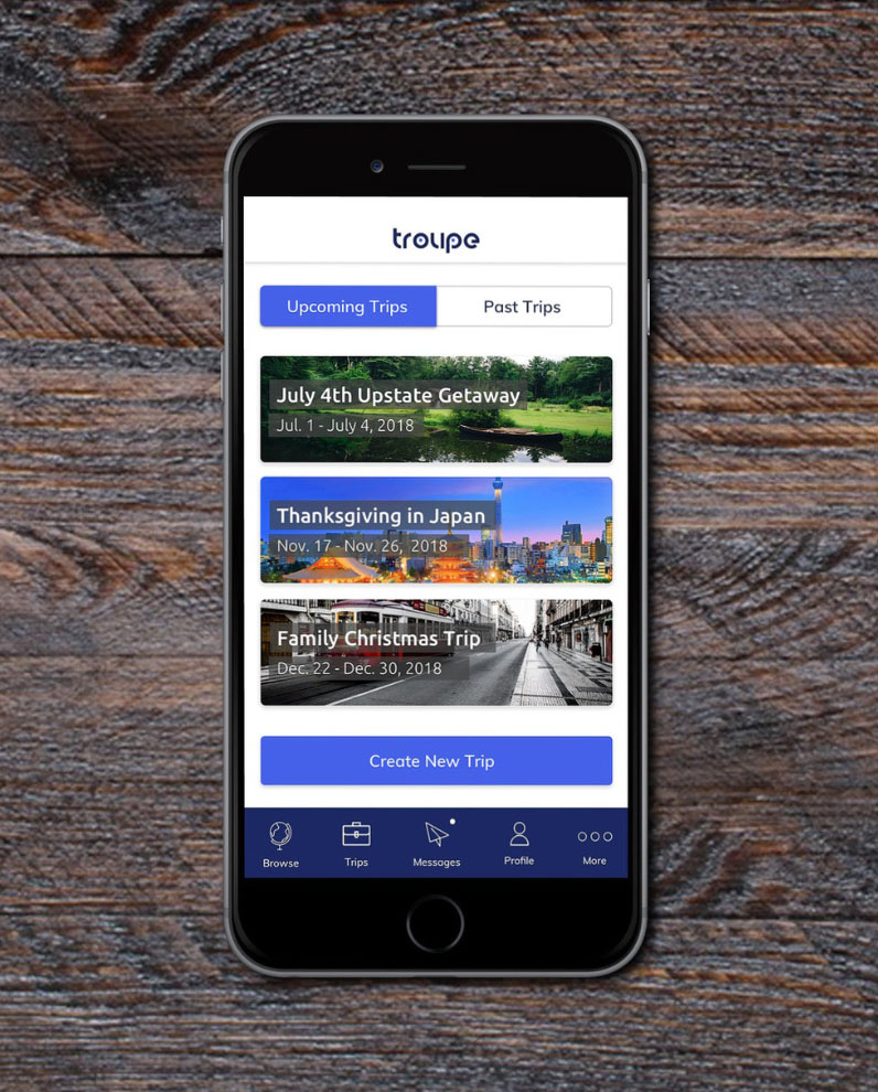 This is a mobile screen of a travel website. 