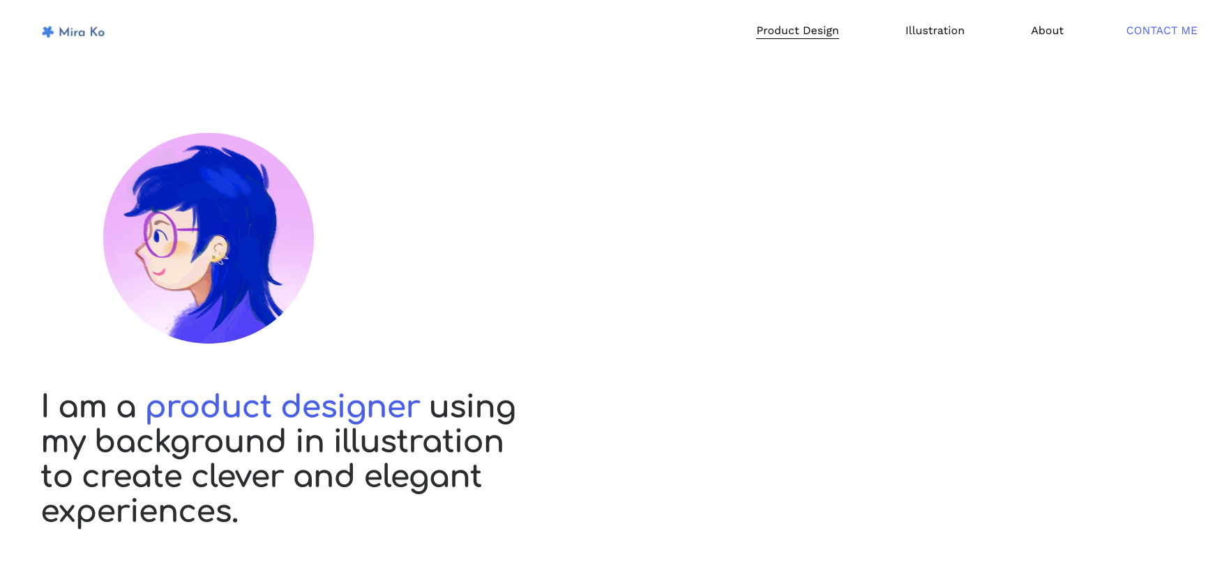 UX Portfolio of Mira Ko 