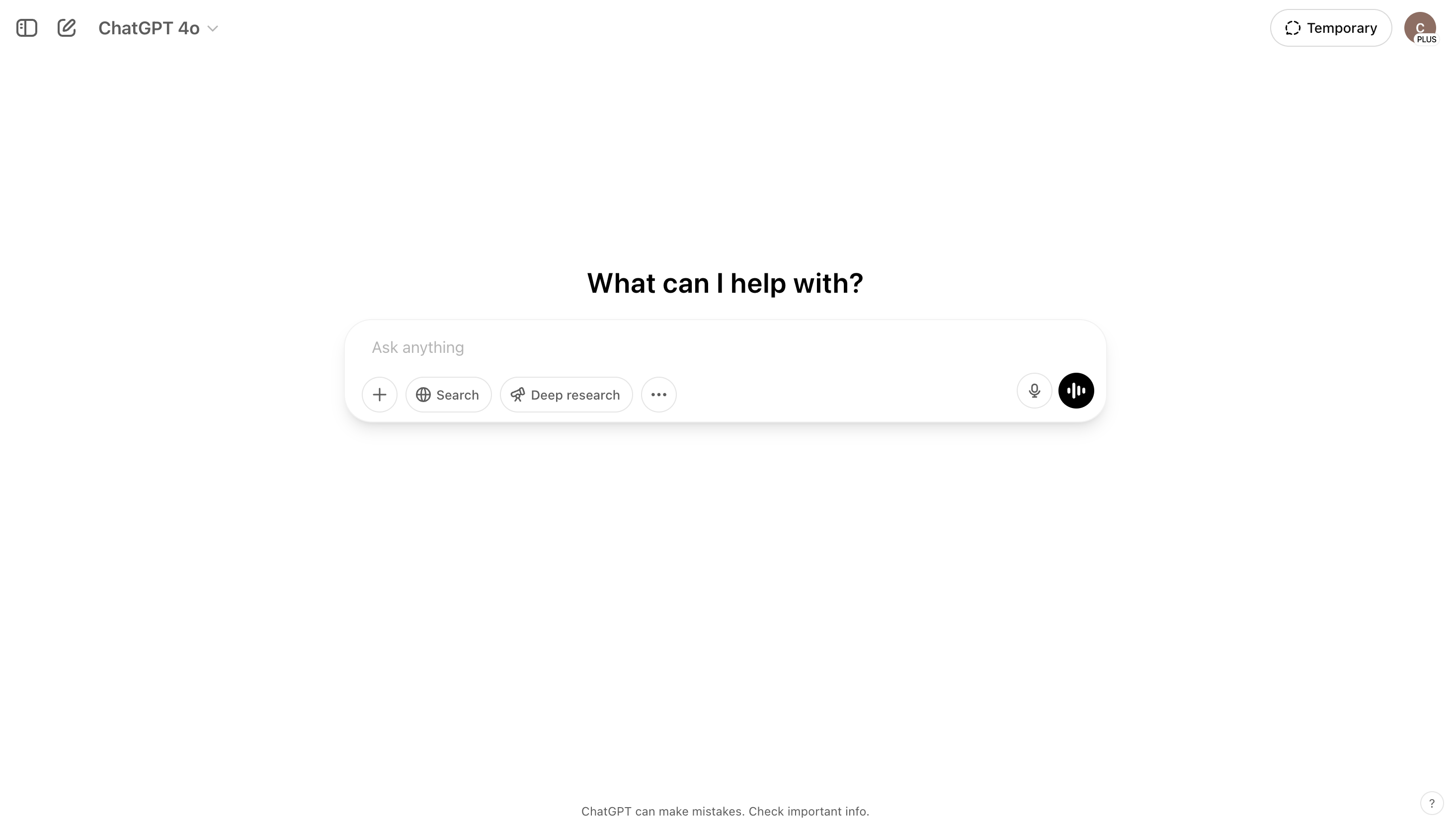 screenshot of ChatGPT